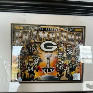Green Bay Packers Super Bowl XLV frame